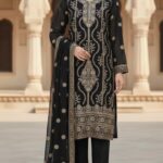 Premium Pakistani-Inspired Stitched 3-Piece Set